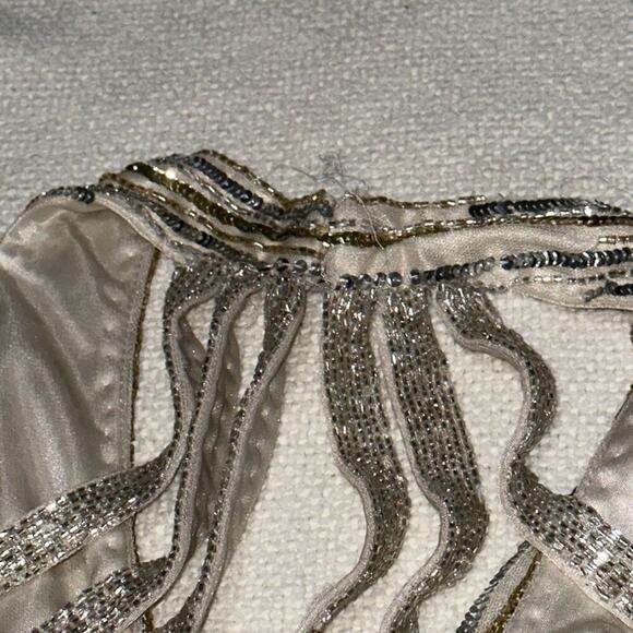 Mac Duggal Gold Sequin Halter Romper | Sz 4 - Picture 6 of 7